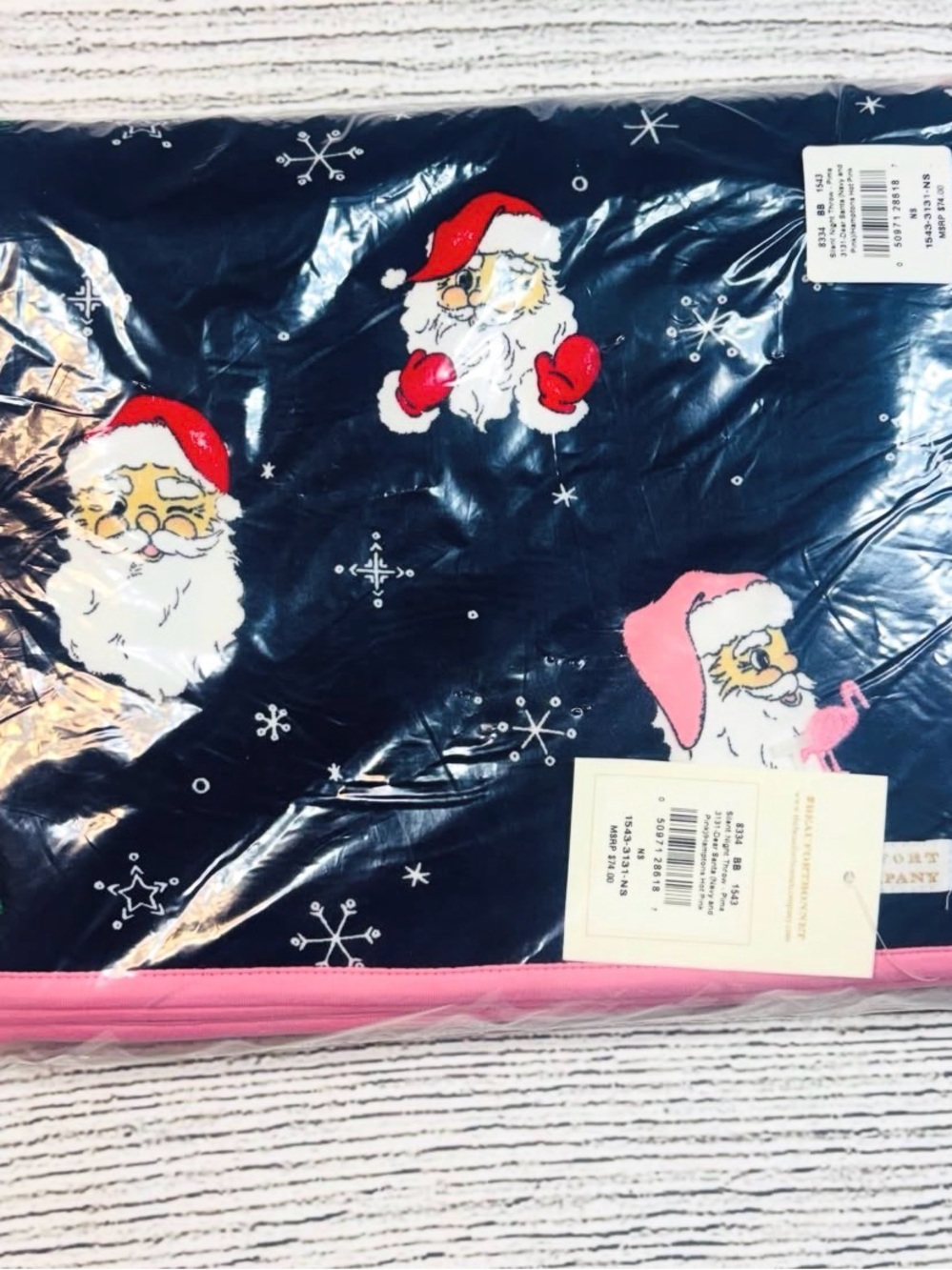 Silent night throw